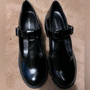 Brand new Steve Madden black platform Mary Jane’s size 9.